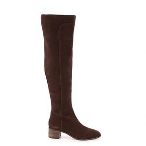 Corso Como Loval Over the Knee Boots Chocolate Brown Suede (New w/o box)